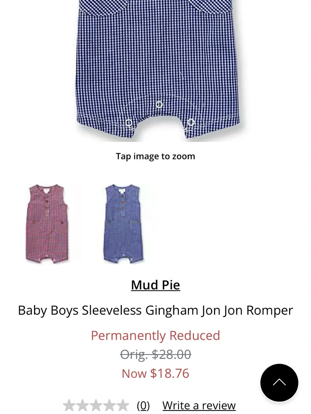 2 Mud Pie Sleeveless Check Romper Duo in Green & Blue